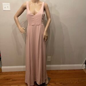 Show Me Your Mumu Jenn Elegant Pink Maxi Dress